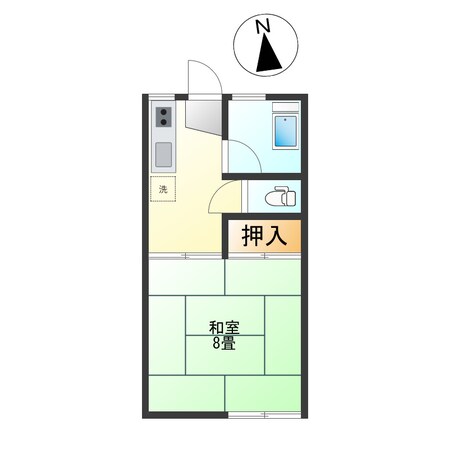 アルモ小白川の物件間取画像